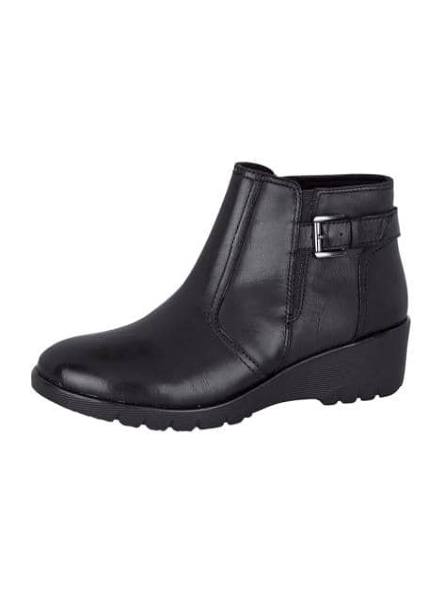 Stiefelette Mit Verstellbarer Schnalle | Vamos Wholesale