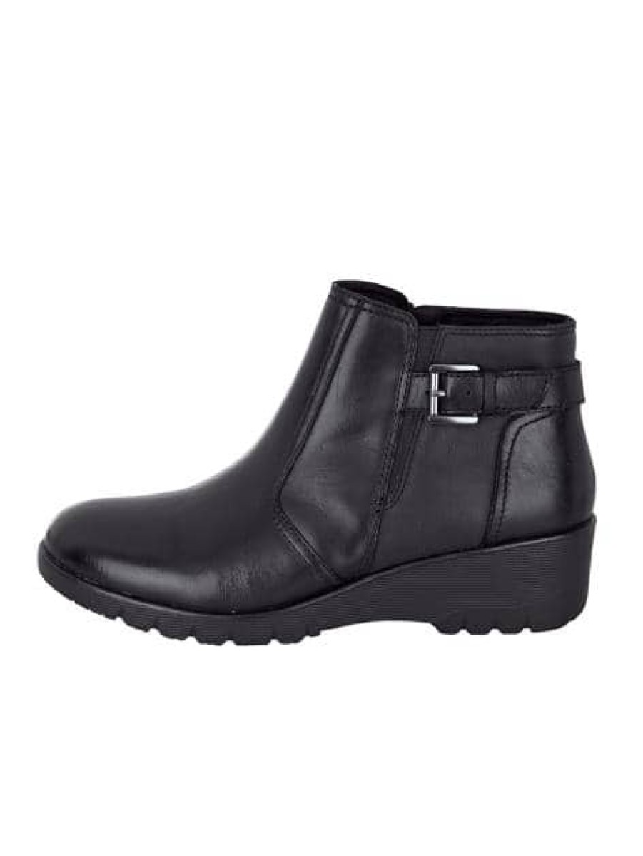 Stiefelette Mit Verstellbarer Schnalle | Vamos Wholesale