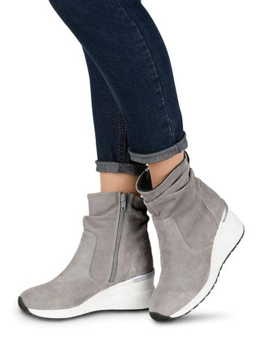 Stiefelette Mit Bequemem Keilabsatz | Vamos Online