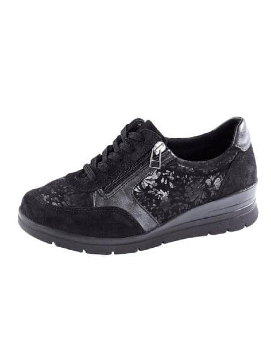 Schnurschuh Mit Floralen Details | Vamos Wholesale